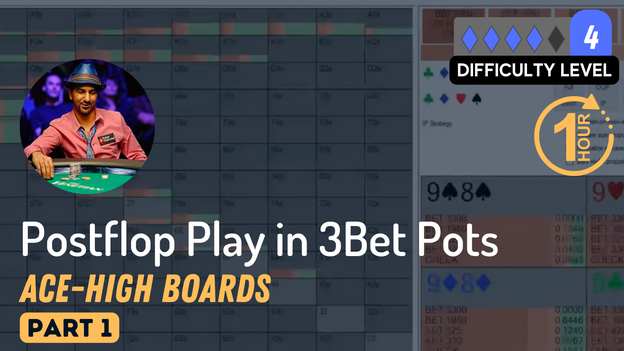 Postflop Play in 3Bet Pots (Ace-High Boards)