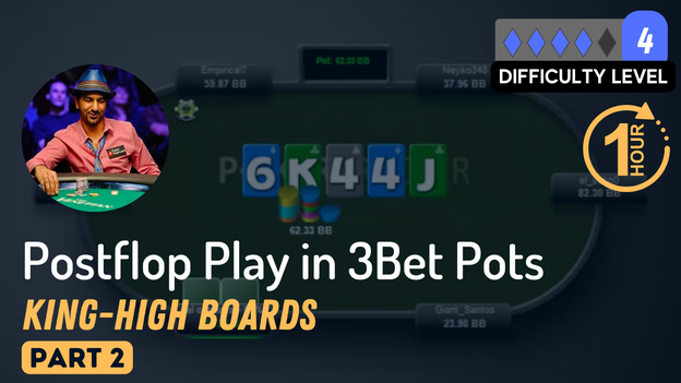 Postflop Play in 3Bet Pots (King-High Boards)