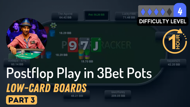 Postflop Play in 3Bet Pots ( Low-Card Boards)