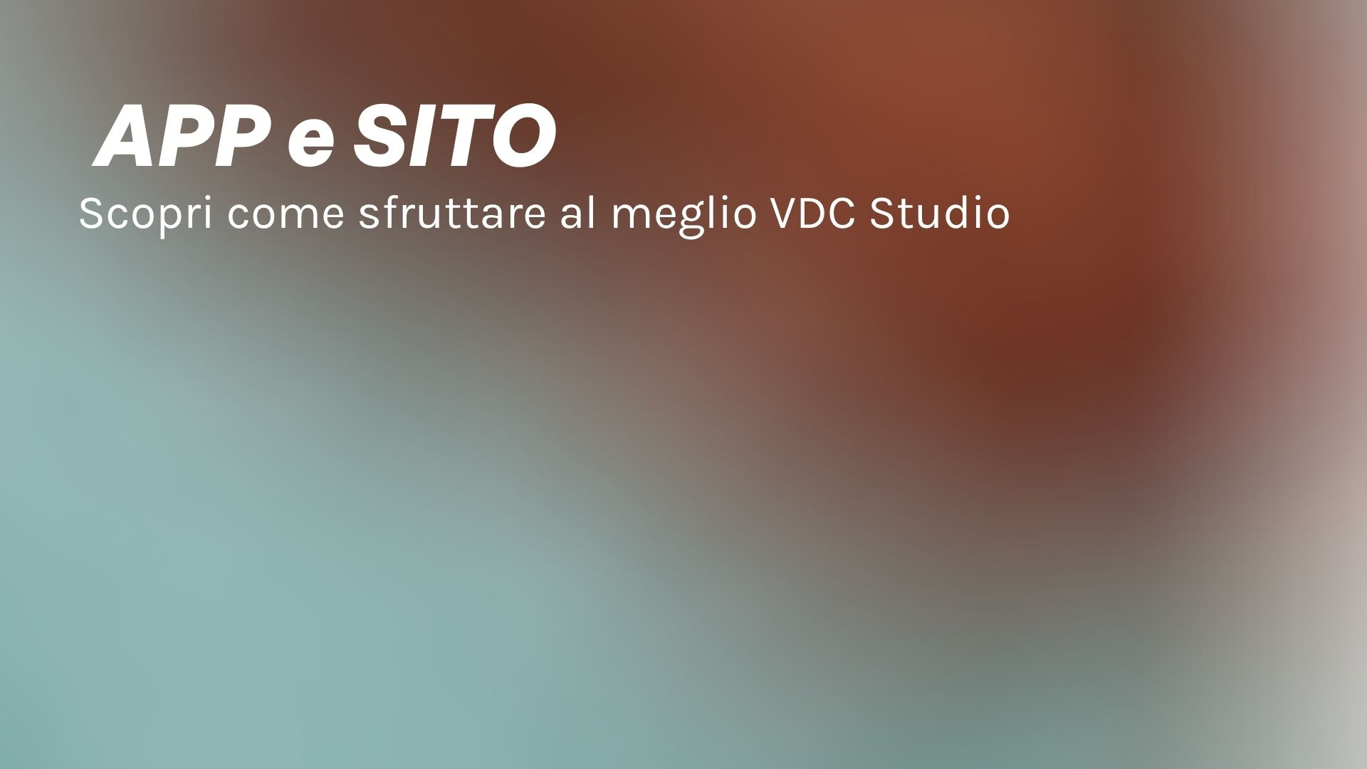 App e sito