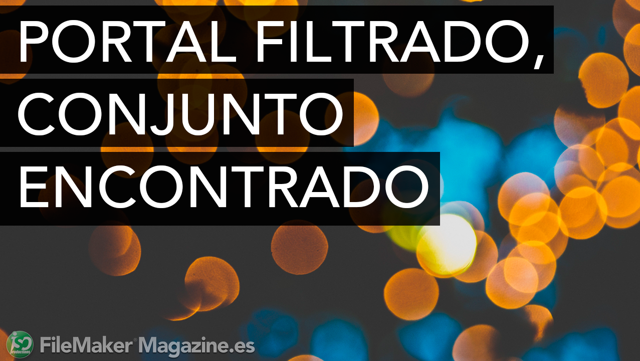 Portal filtrado, conjunto encontrado