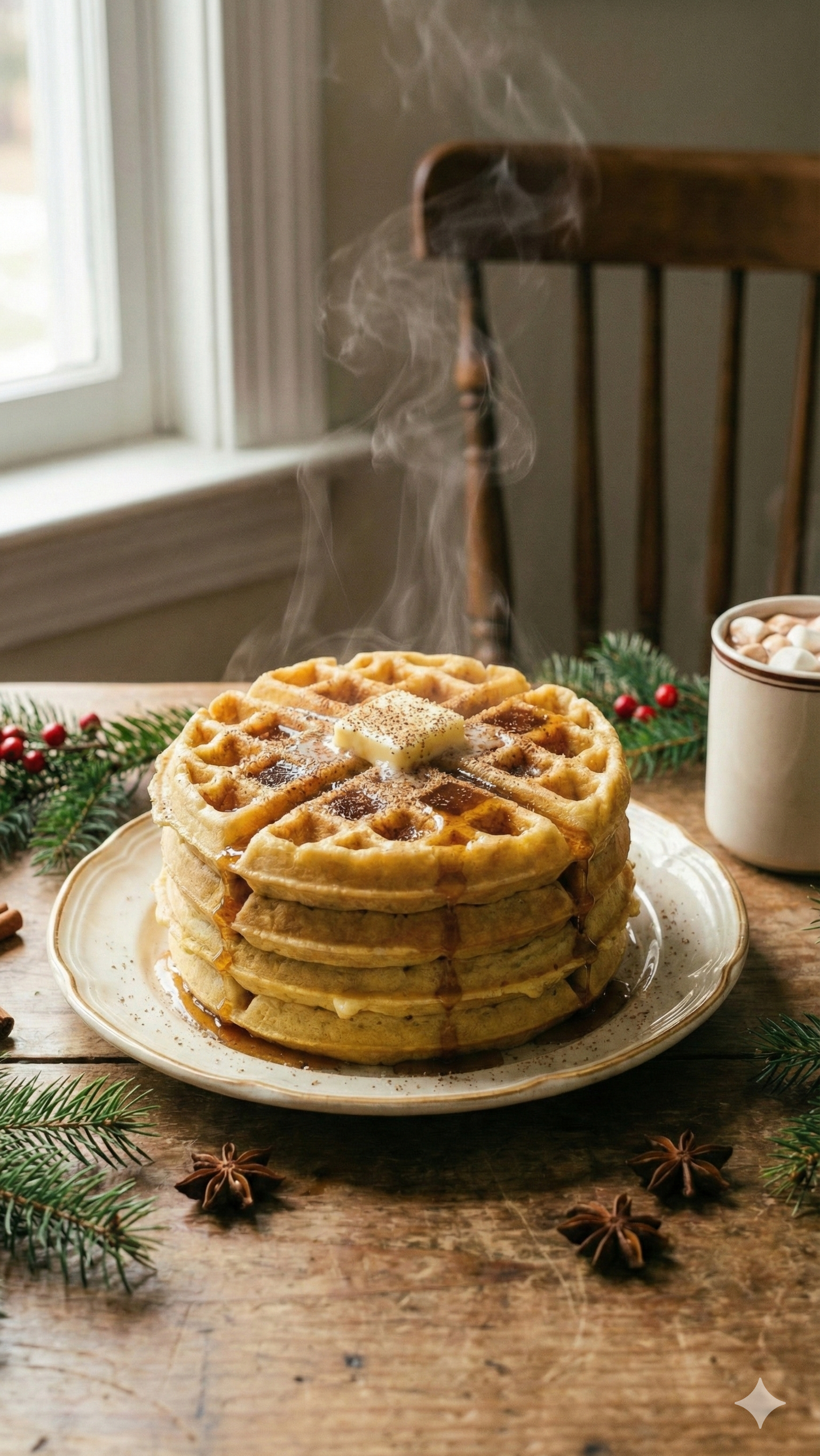 Eggnog Waffles | Dec 18th, 11am EST