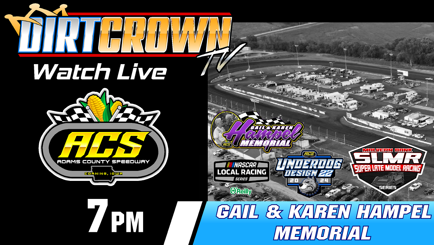 Replay: 8/1/2026 5th Hampel Memorial / Underdog 22 + SLMR E/W from Adams County Speedway
