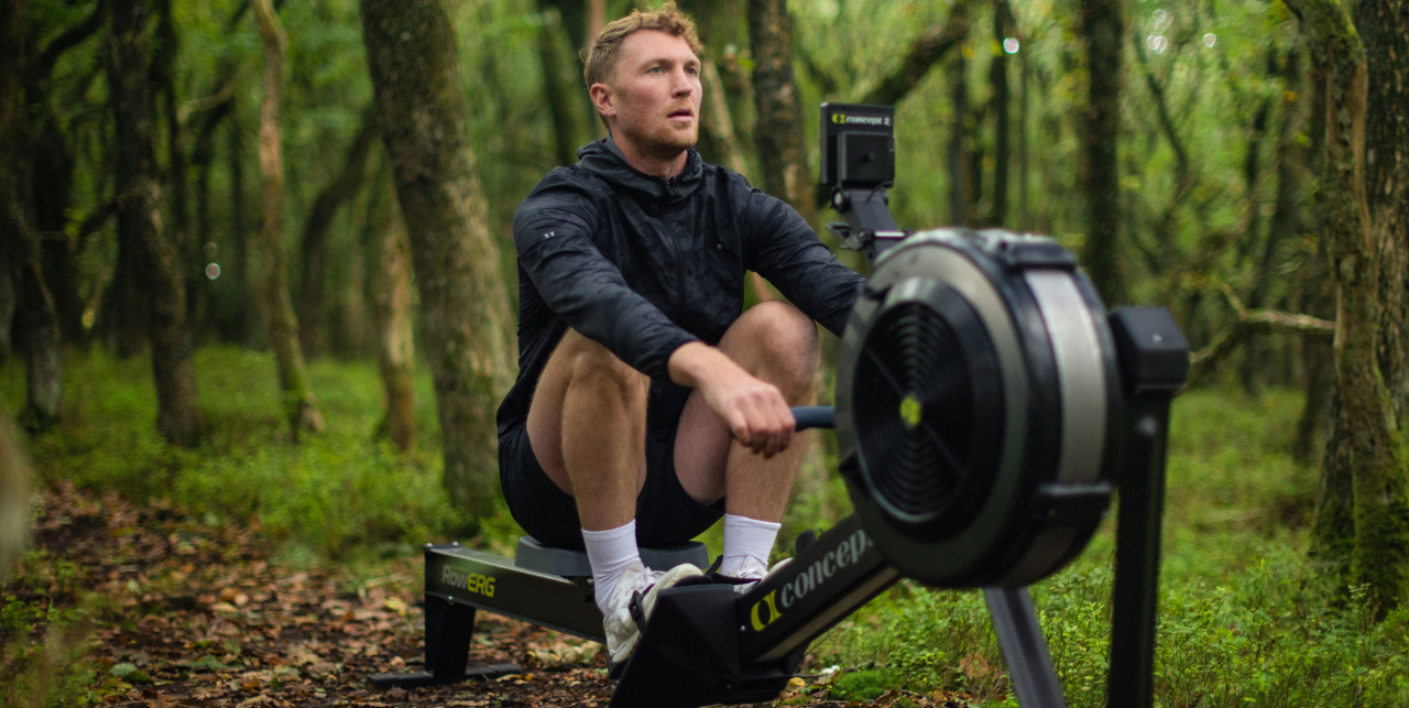 Mind Body Row isn't about pushing harder on the rowing machine