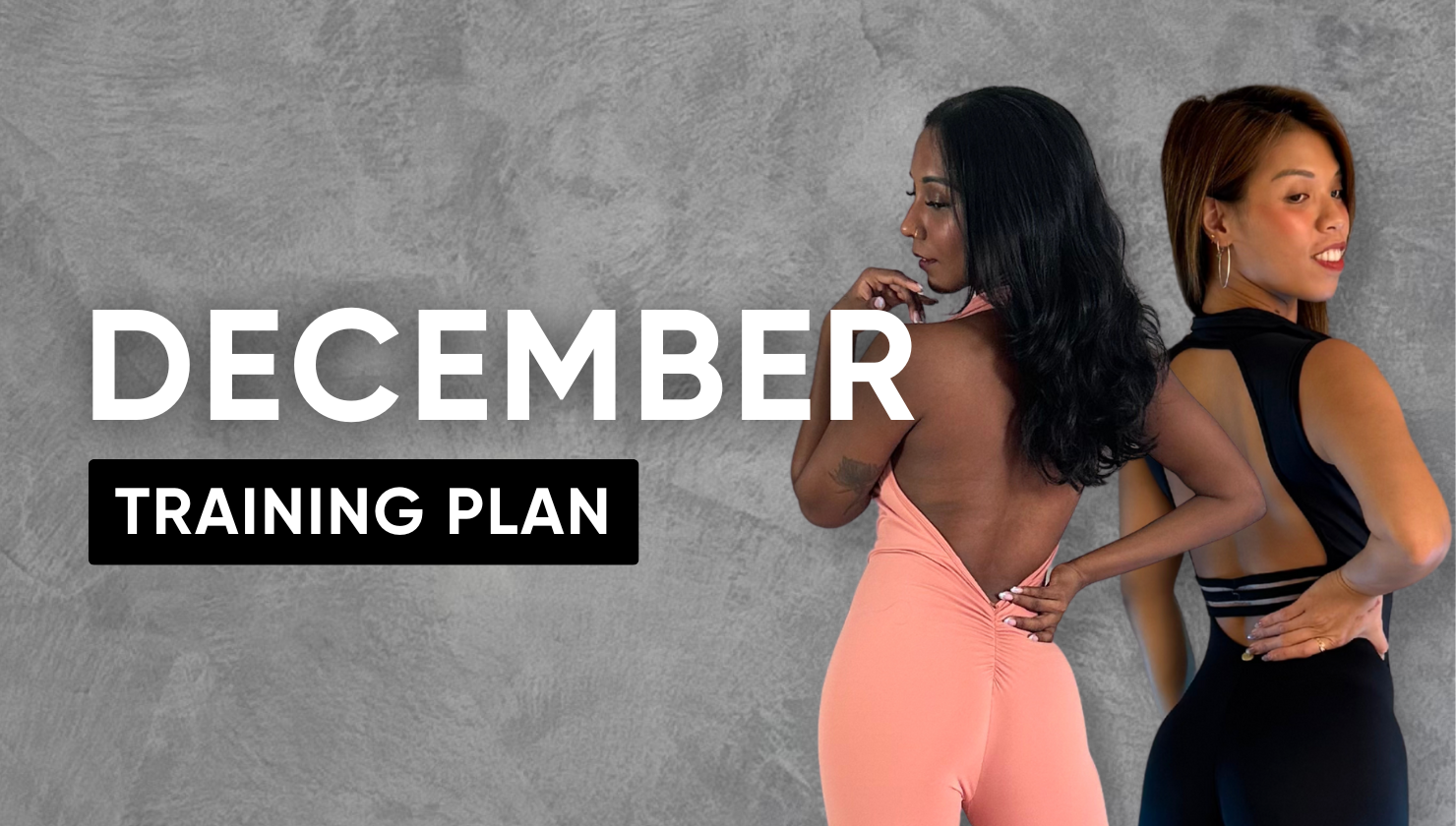 ✨ December Training Plan Dropped!