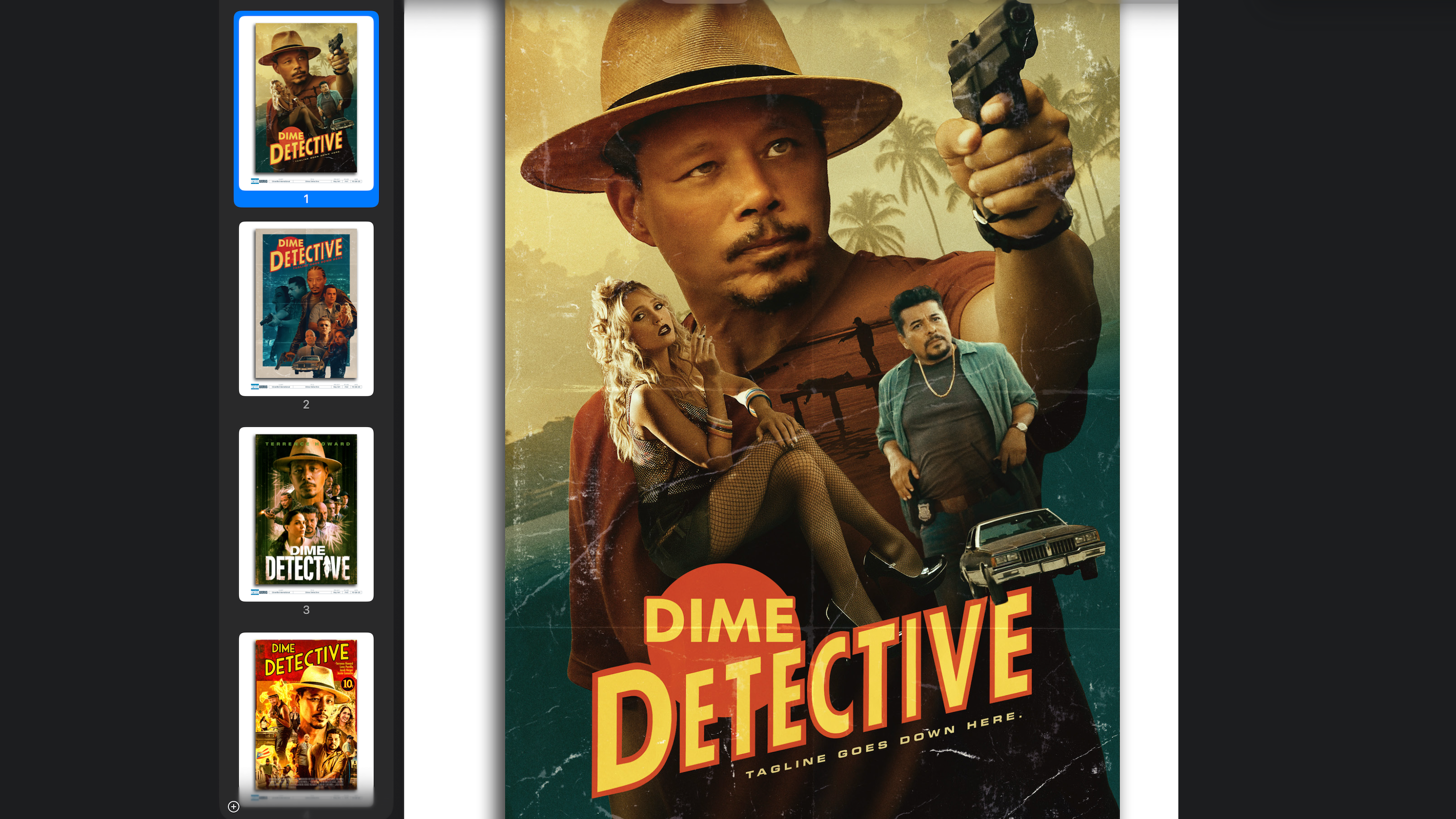 Dime Detective, the series.&nbsp;