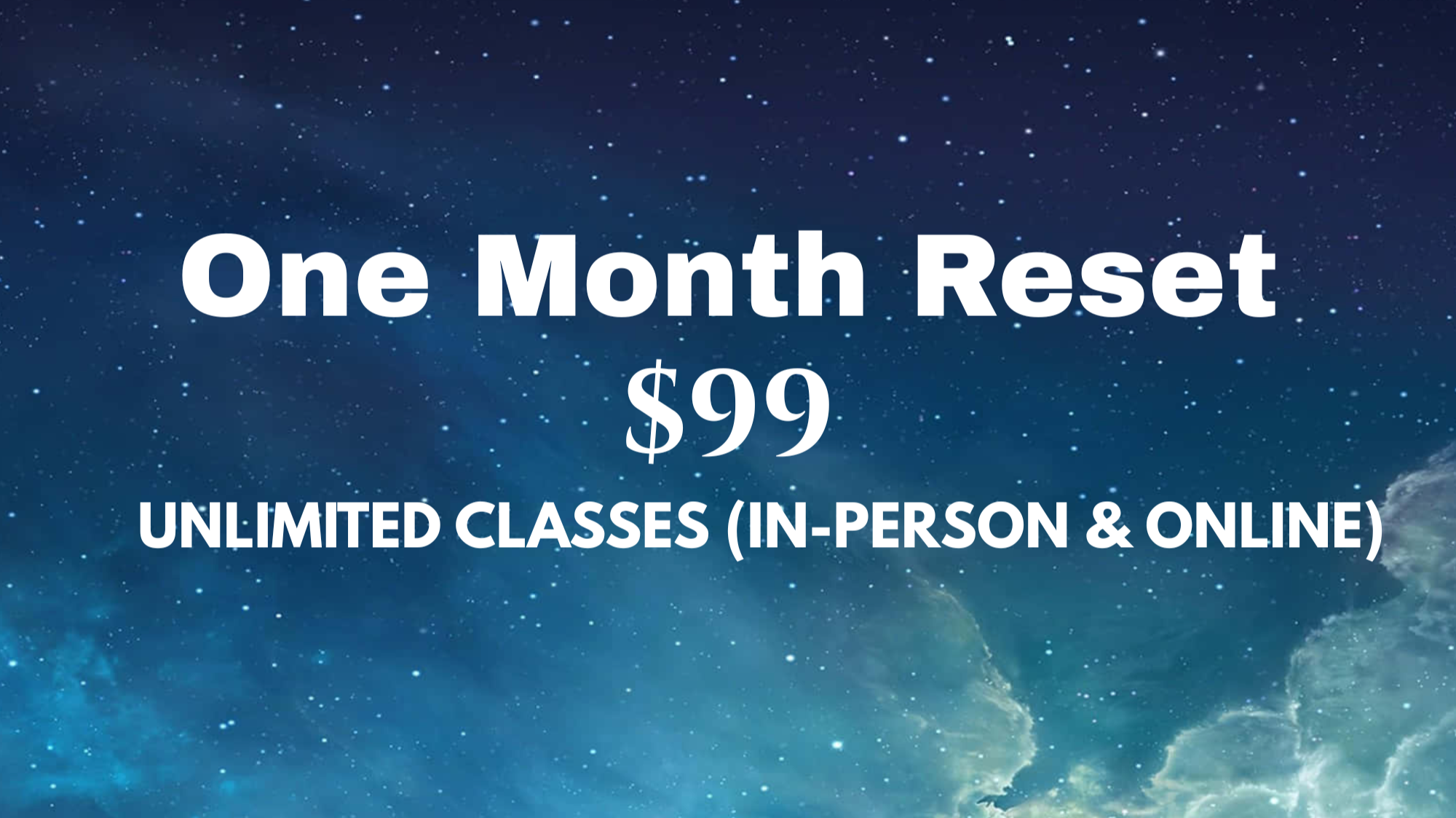 One Month Unlimited&nbsp;