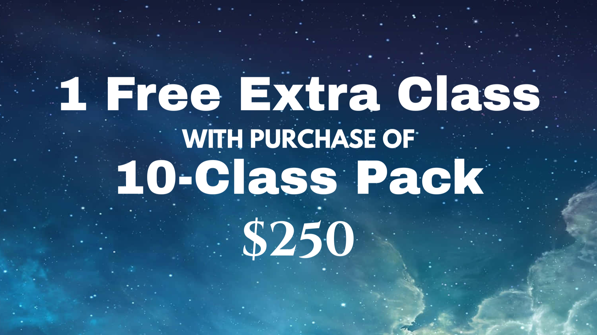 1 Free Extra Class