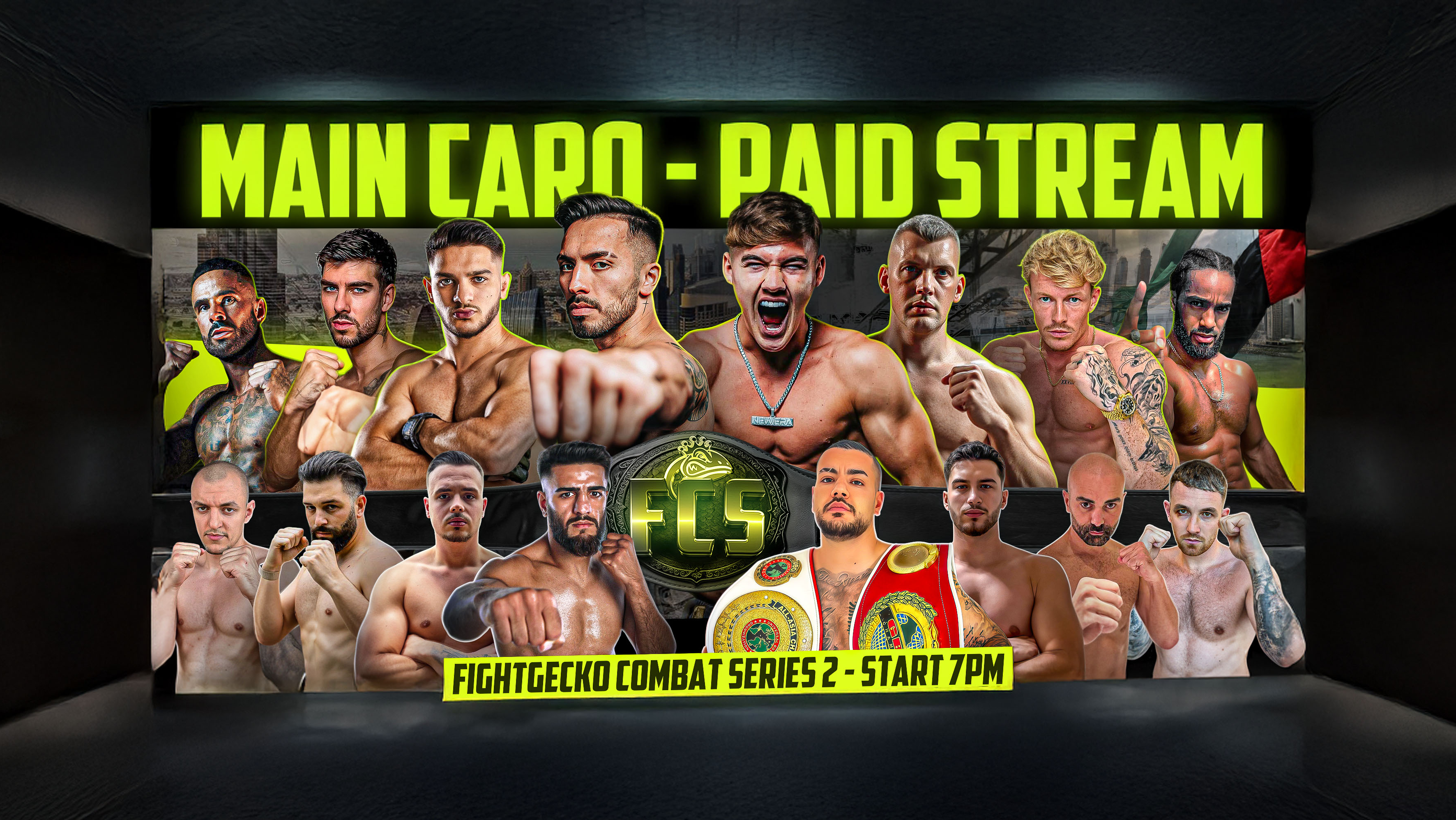 FIGHTGECKO COMBAT SERIES #2 — MAIN CARD IS LIVE!