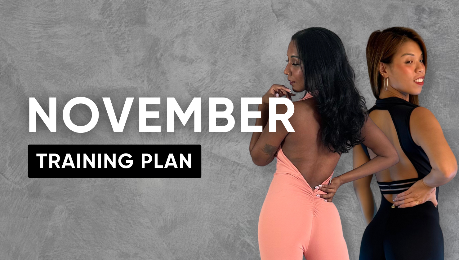 ✨ November Training Plan Dropped!