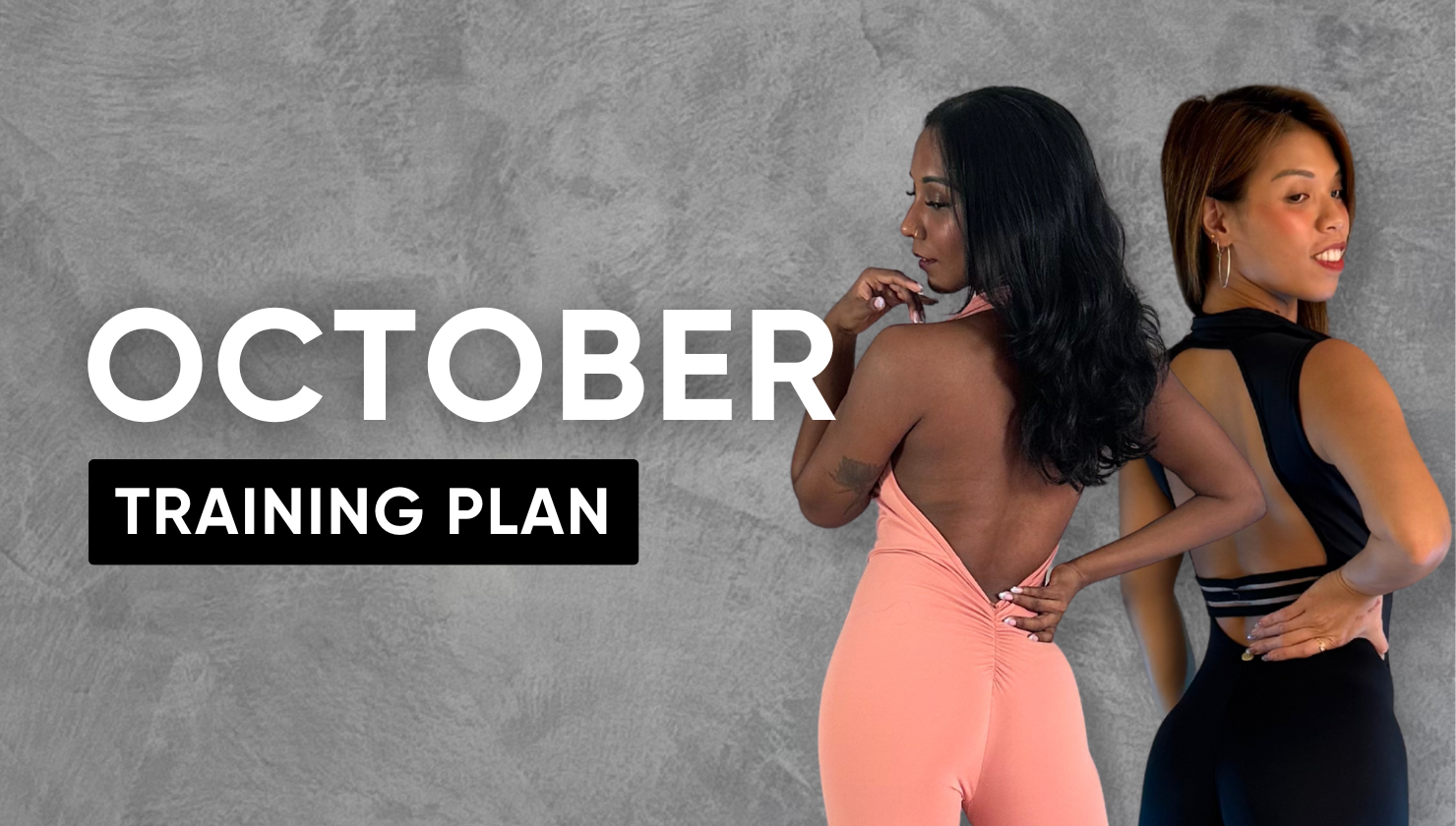 ✨ October Training Plan Dropped!