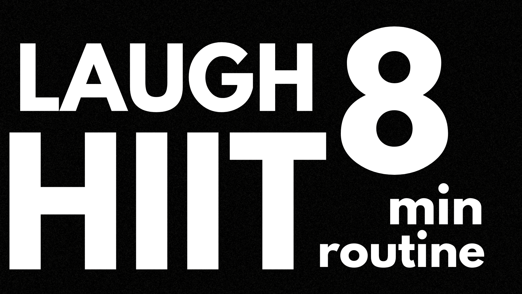 Laugh HIIT therapy