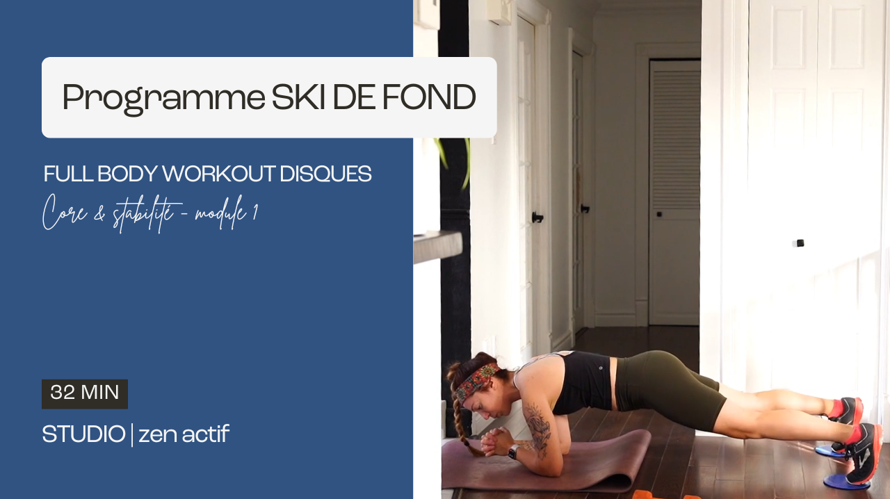 Séance SKI DE FOND FULL BODY DISQUE