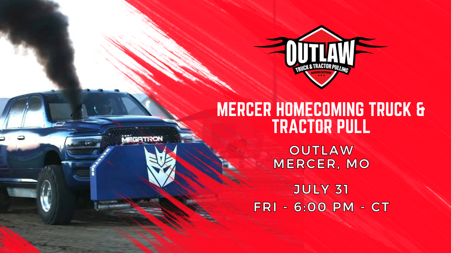 Mercer Homecoming Truck & Tractor Pull - Mercer, MO