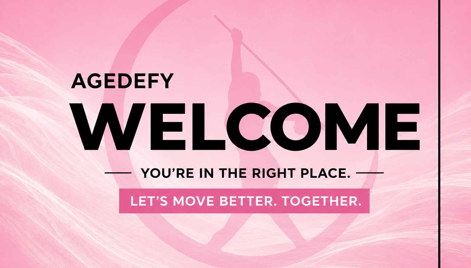 Welcome to AgeDEFY | Starter Program 