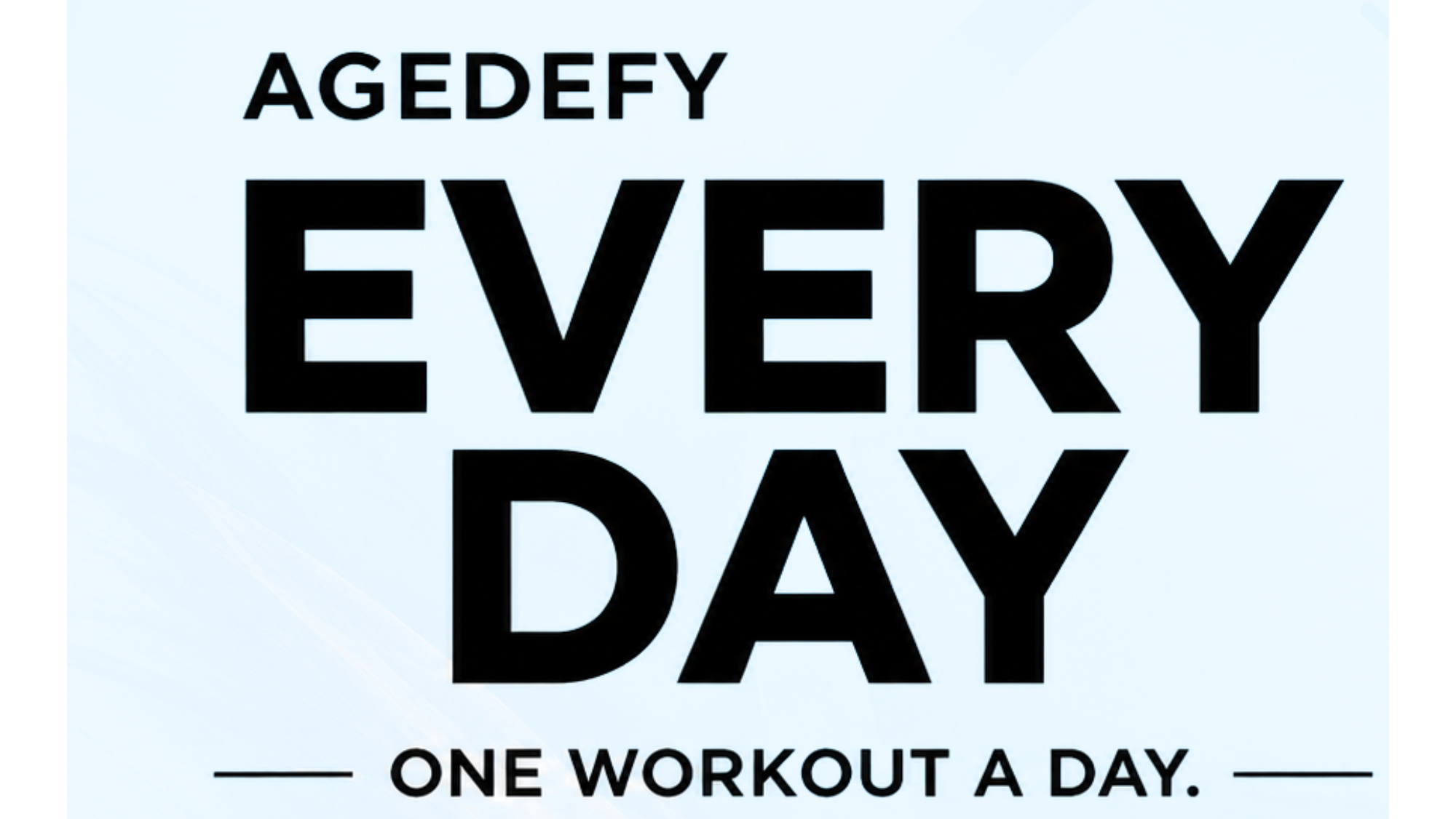 The more you AgeDEFY, the better you feel.&nbsp;
