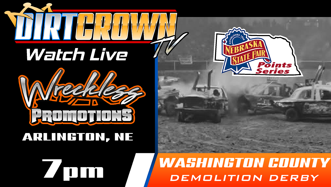 Replay: 8/5/2026 Wreckless Promotions Washington County Demo Derby from Arlington Nebraska
